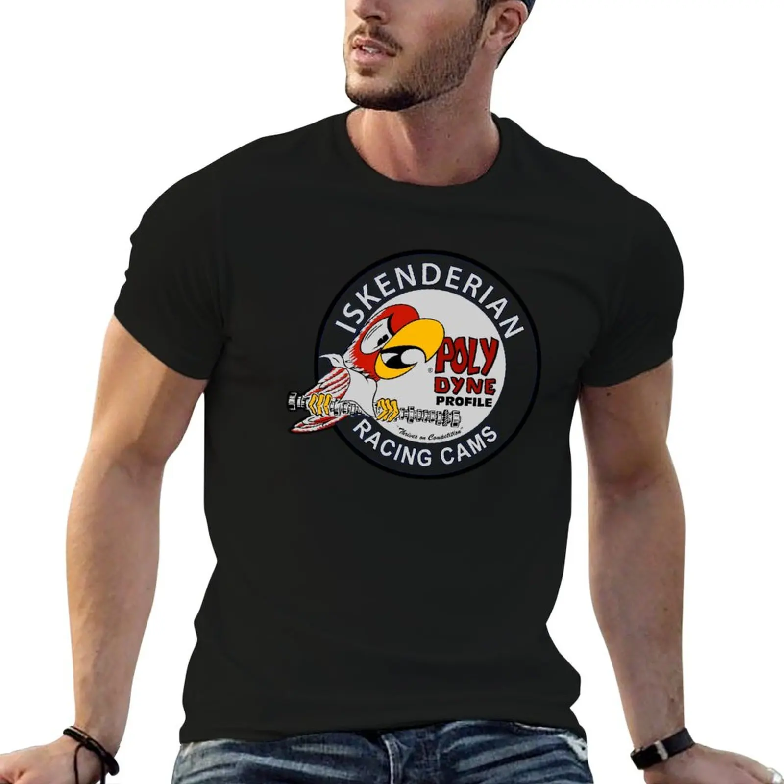 Camiseta ISKY Iskenderian Racing Cams, camiseta para hombre, camiseta de marca de lujo 100% algodón, camiseta lisa para hombre, camiseta