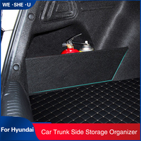 For Hyundai Trunk Side Storage Organizer Sonata DN8 Elantra Mistra Lafesta 2022+ Storage Plate Auto Accessories Modification