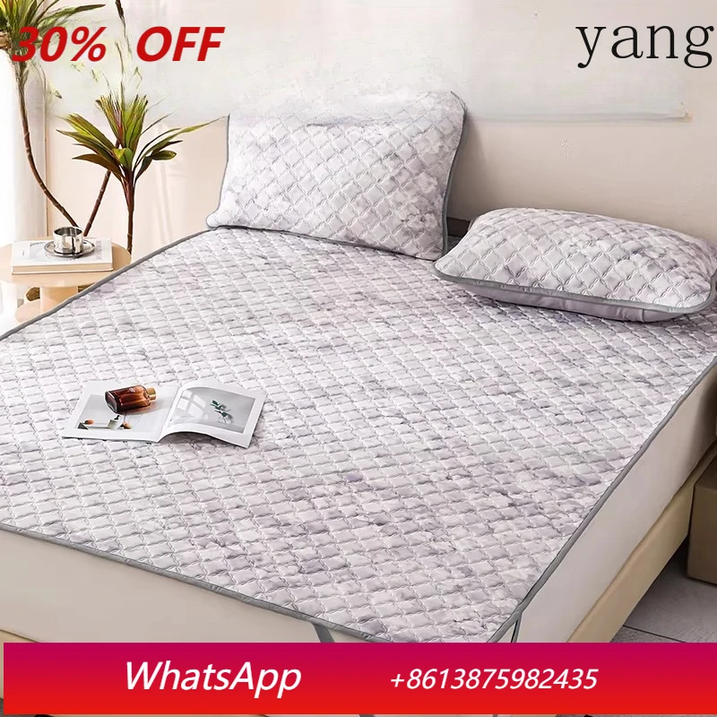 

LH high-end thickened latex mat summer three-piece set washable Class A folding home use