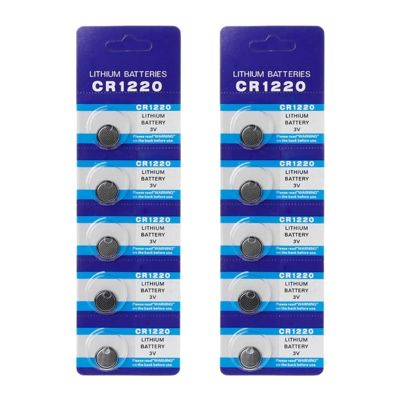 Quality CR1220 Battery Coin Cells Battery Reliable Performances Convenient Size