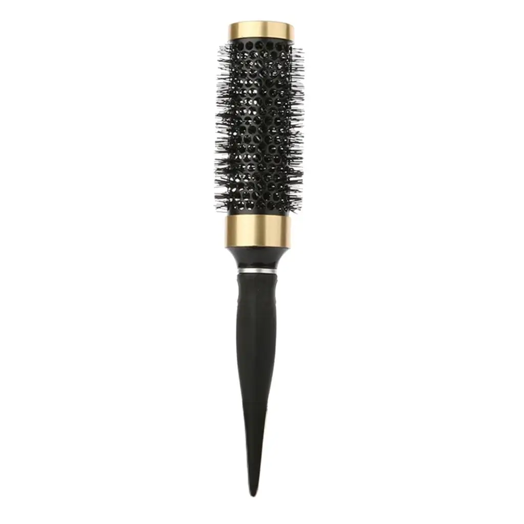 Anti-Static Ceramic Round Styling Hair Brush for Blow Drying Silky Smooth Hair High Temperature Resistant Round Hair Comb