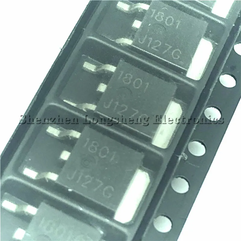10PCS/LOT New MJD127T4G MJD127G J127G TO-252 Darlington Transistors New In Stock image 2