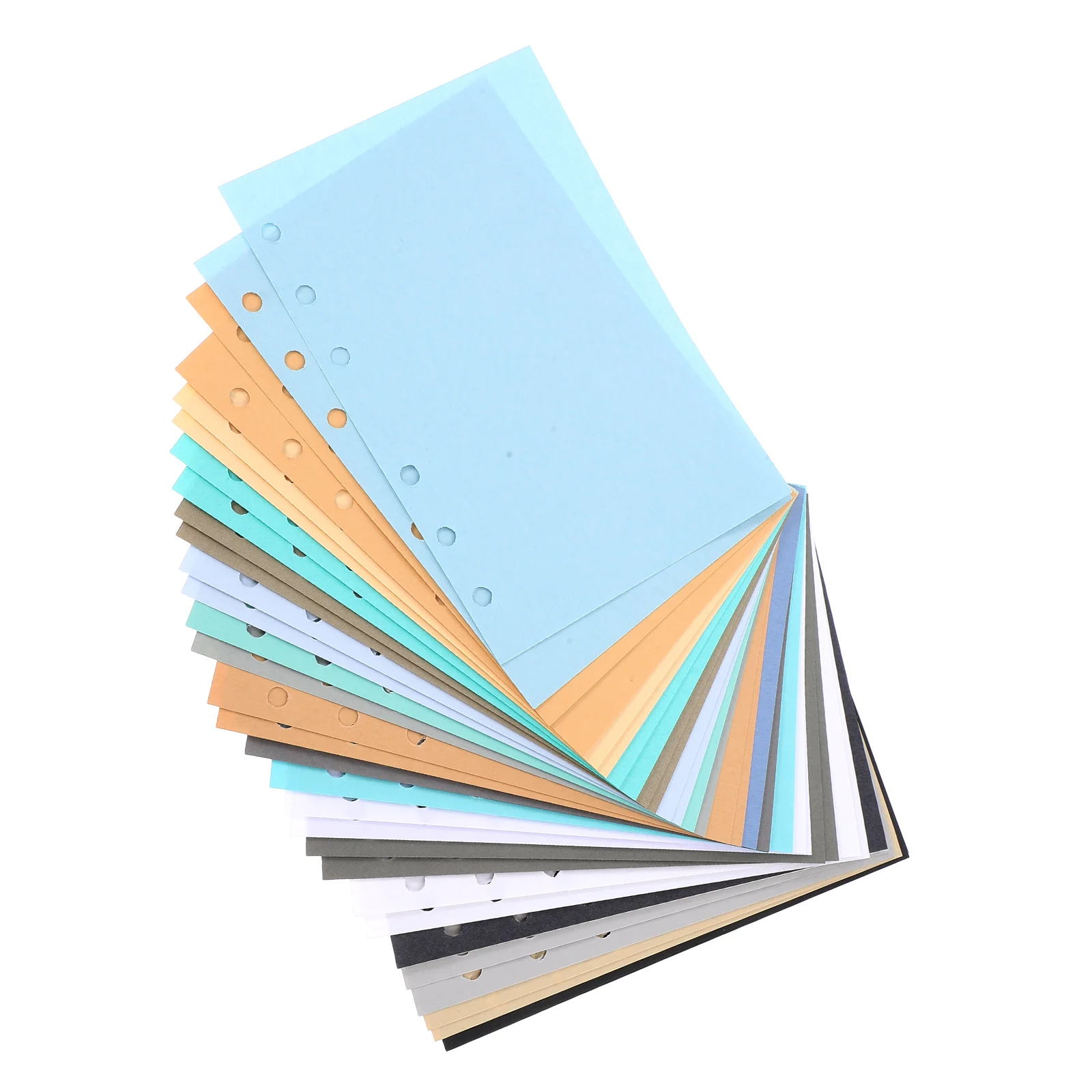 

40pcs Replace Loose-leaf Paper Thick Lined Stationery Personal Planner Binder Notebooks School Supplies Mini Size