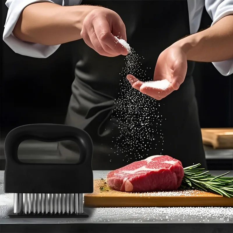 2025 New Stainless steel meat tenderizer steak meat hammer meat tenderizer needle Steak tenderizing needle