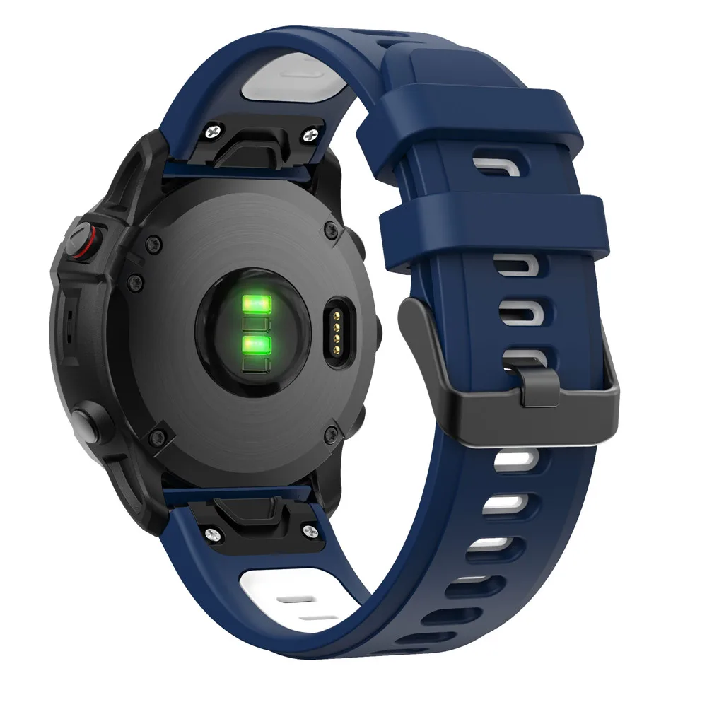 BEHUA 22mm 26mm Ersatzarmband für Garmin Fenix 6X 6X Pro 7X 8X Uhrenarmband mit Easy Fit Schnellverschluss Uhrenarmband Correa – Detail 7
