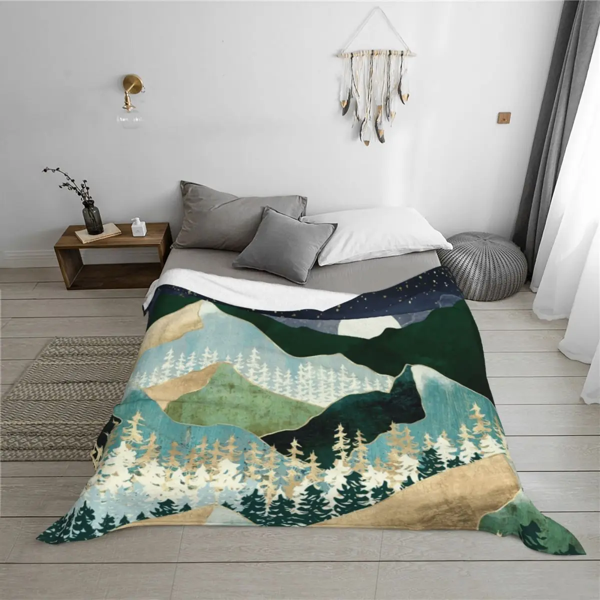 ليلة الربيع فيستا رمي البطانيات والرمي كيس النوم أريكة سرير الطفل البطانيات #3