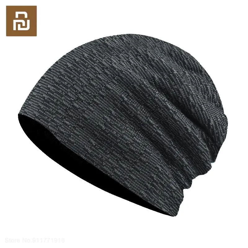 Youpin New Fashion Men Warm Beanies Knitted Hat Caps Warm Plus Velvet Thicken Hedging Hats Skullies Wool Bone Male Casual Cap