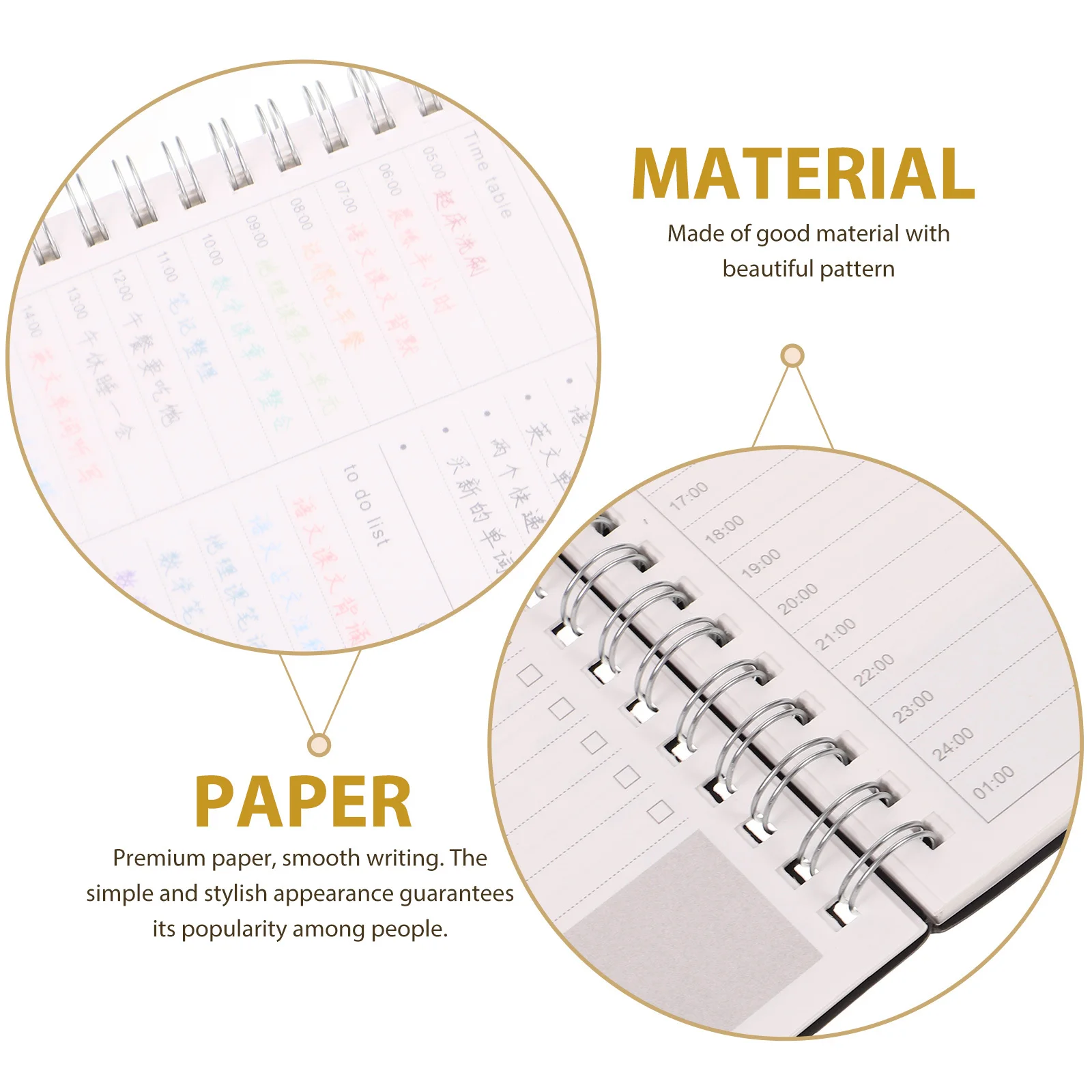 3Pcs Finance Notebook Premium Material Cash Detail Account Book for Recording Daily Journal Planner Finance Notebook