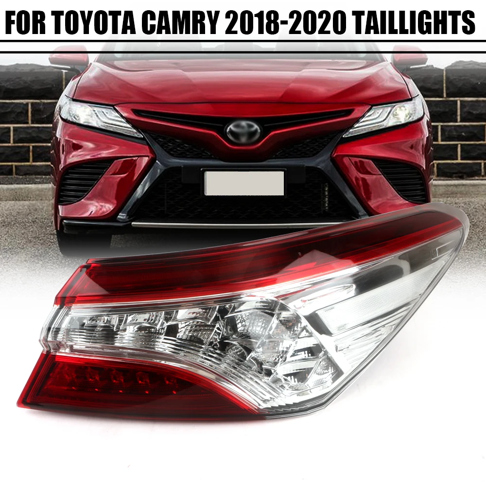 Left/Right Side LED Tail Lamp For Toyota Camry ASV71 ASV70 2018 2019 2020 Rear Tail Light Brake Lamp with