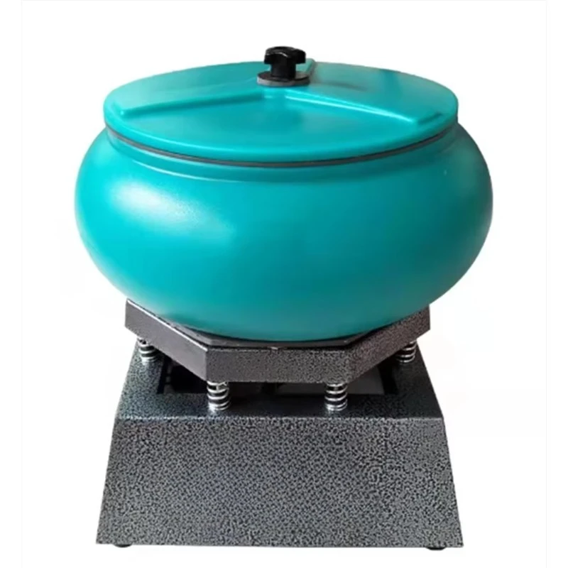 17 Inch 350W Vibratory Rock Tumbler Polishing Bowl 110V/220V Electric Vibrating Tumbling Machine