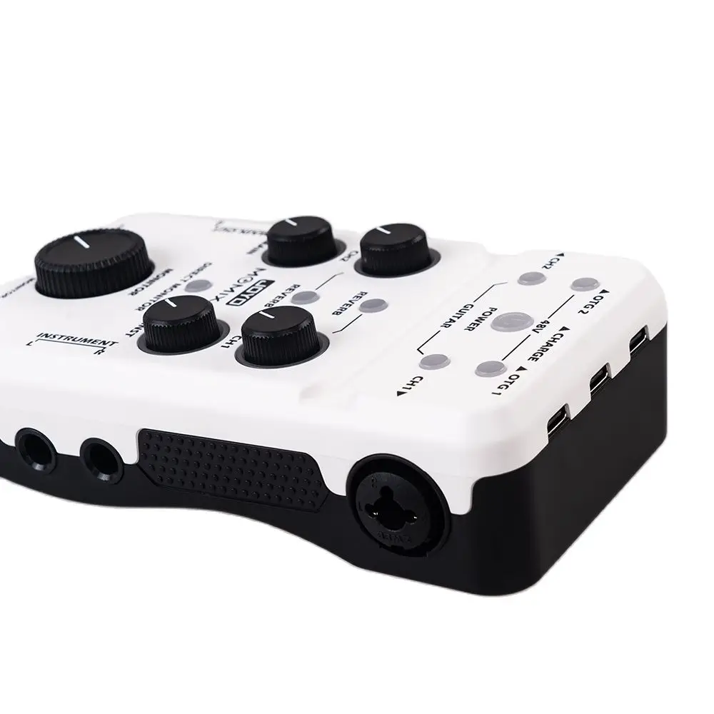 JOYO MOMIX PRO Audio Mixer Sound Card Portable Recording And Live Streaming Broadcast For Guitar Singer Microphone Record Tools