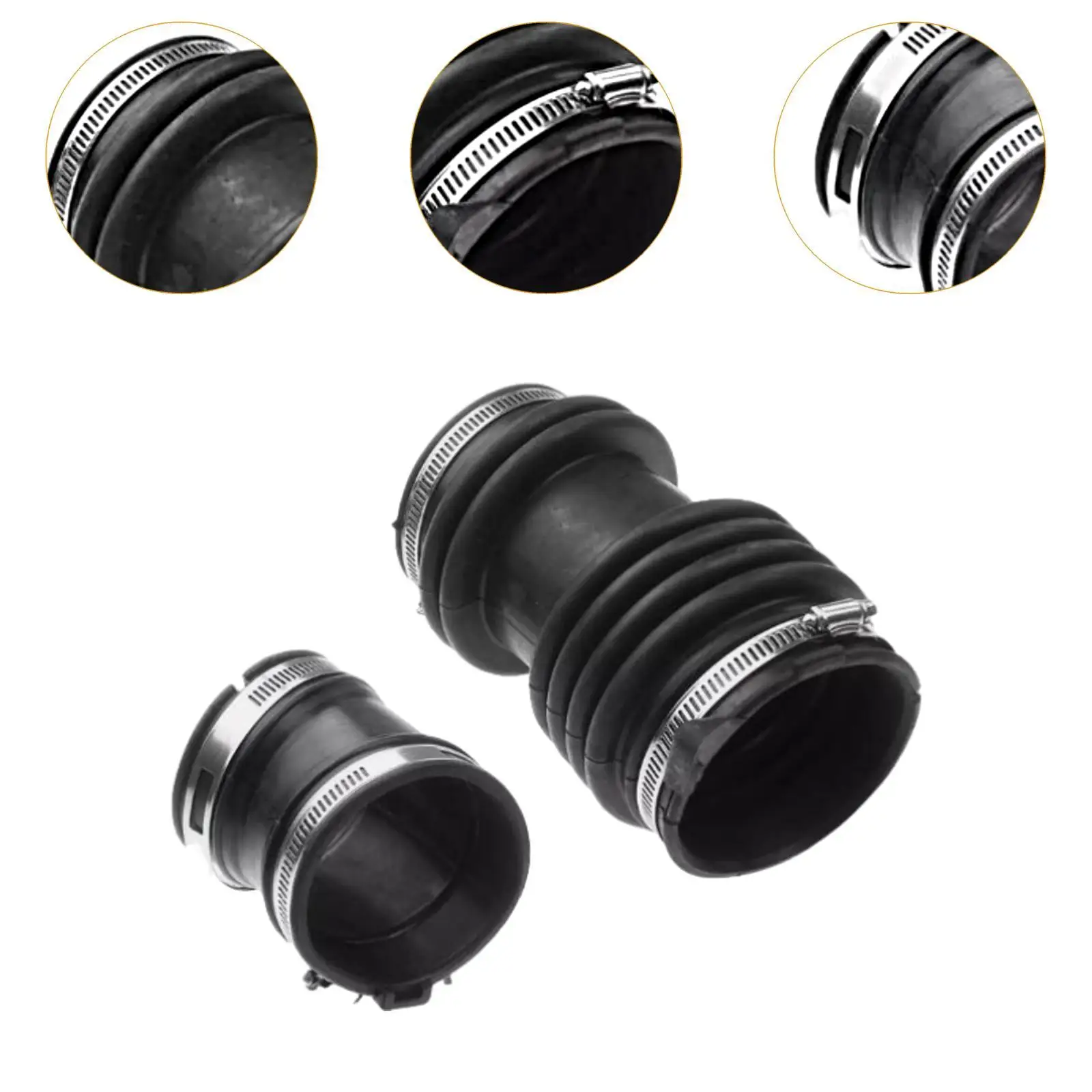 

2x Air Intake Hose and Clamp Set 16576CG000 Professional Replace Parts Supplies