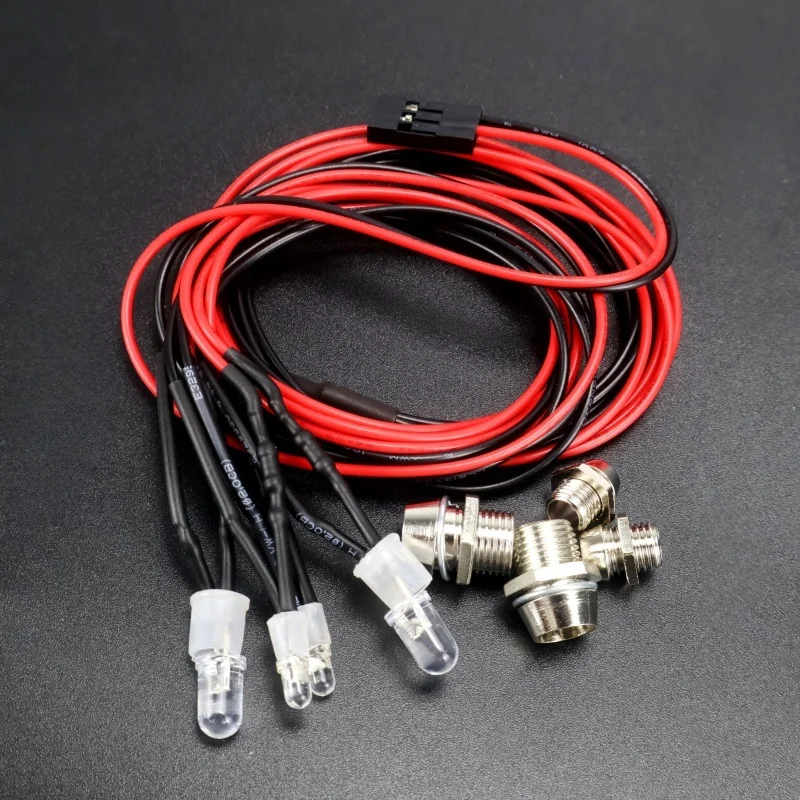 2/4/6/8/12灯 70cm長さ RC LEDナイトヘッドランプ ヘッドライト 3/5mm LEDライト モデル ドリフト クローラーカー用 RCカー用