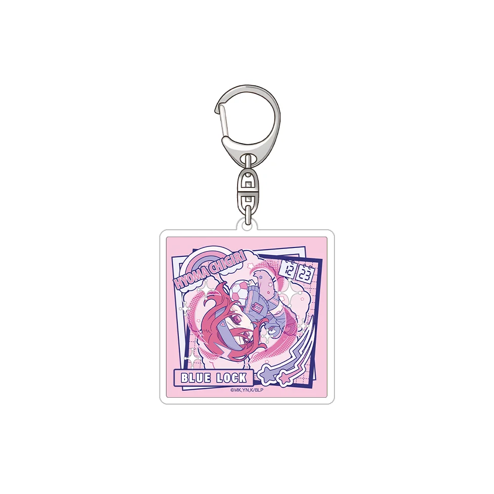 الأزرق قفل يويتشي Isagi رين إيتوشي سيشيرو ناجي هيوما شيجيري ريو ميكاجي يو هيوري الرسمية HD سلسلة مفاتيح مصنوعة من الأكريليك حقيبة قلادة الهدايا #5