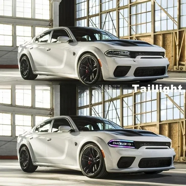DK Motion Middle East RGB Headlamp for Dodge Charger SE SXT RT 2015-2021 LED Headlight Turn Signals DRL Head Lamp Front Lamp