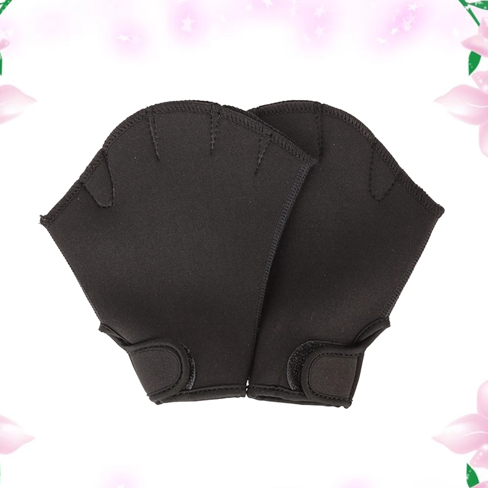 

Webbed Gloves for Swimming Soft Breathable Sweat Absorbing Skin Friendly Aquatic Paddle Fitness Gloves Water Resistance Training