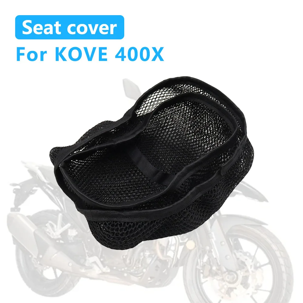

For KOVE 400X Motorcycle Seat Cover 3D Mesh Fabric Seat Non-Slip Breathable Heat insulation Protect Cushion