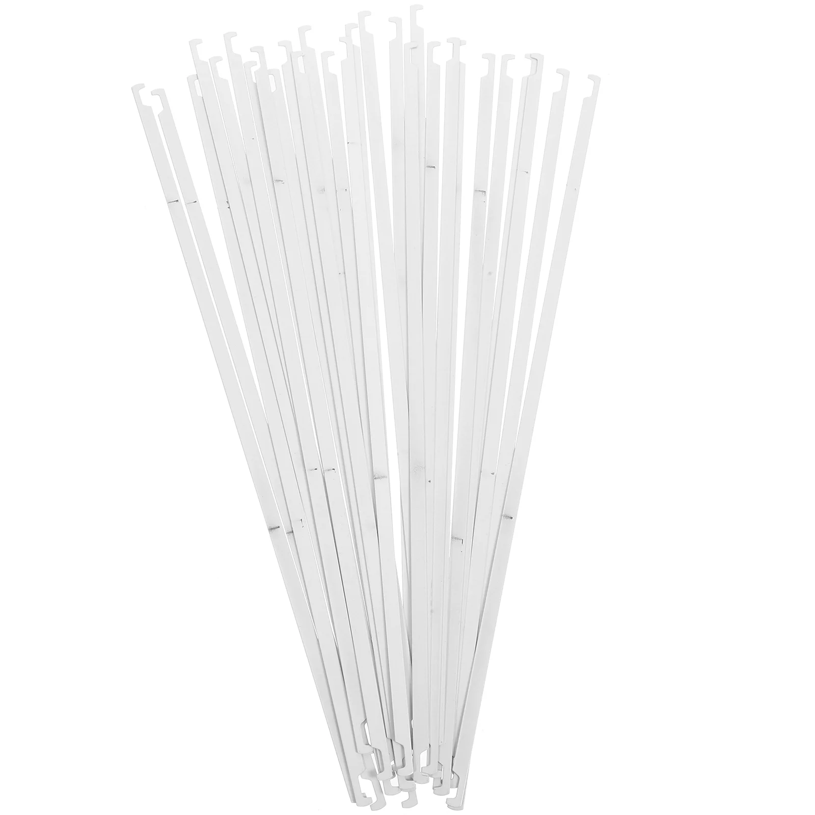 25 Pcs Hanging Folder Hook Jumbo Straws Iron Drink Pouches Portable Receipt Bar