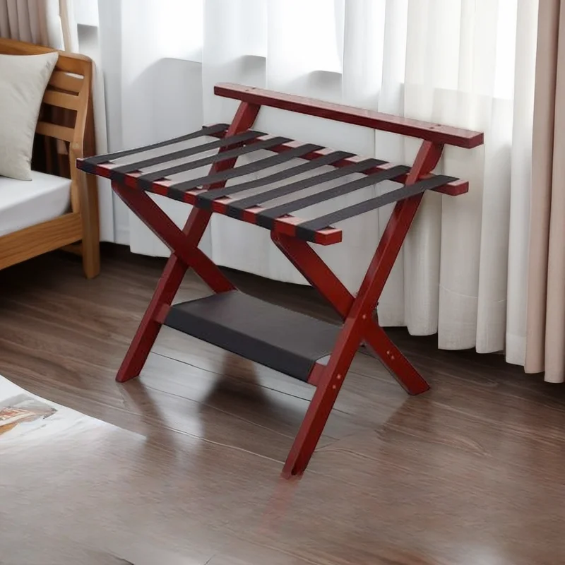 Bedside shelves Bedroom folding clothes Shoes storage artifact Hotel luggage rack Household