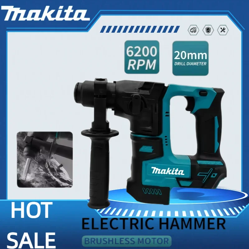 

Makita Brushless Hammer Makita Cordless Electric Hammer For 18V Lithium Battery Wireless Drills Power Tools