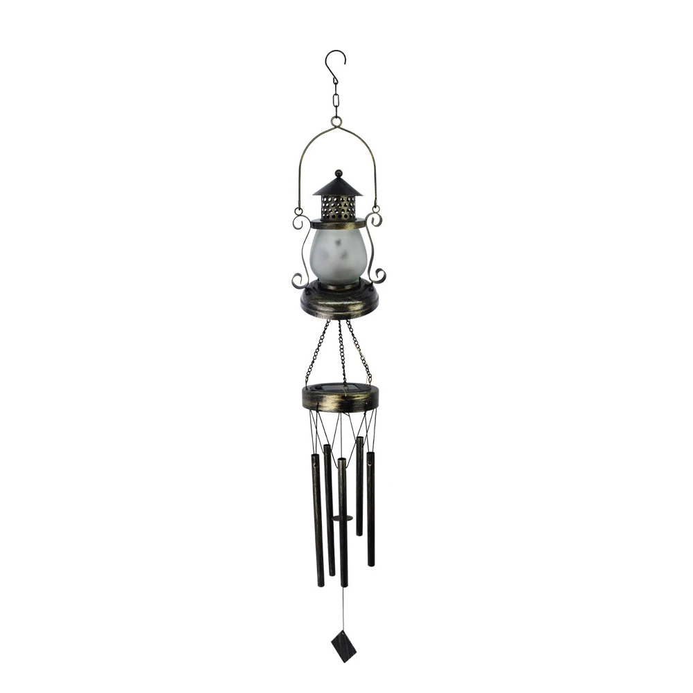 Imagem -06 - Solar Powered Outdoor Hanging Lights Wind Chimes para Exterior Led Impermeável Férias Festa Home Decor