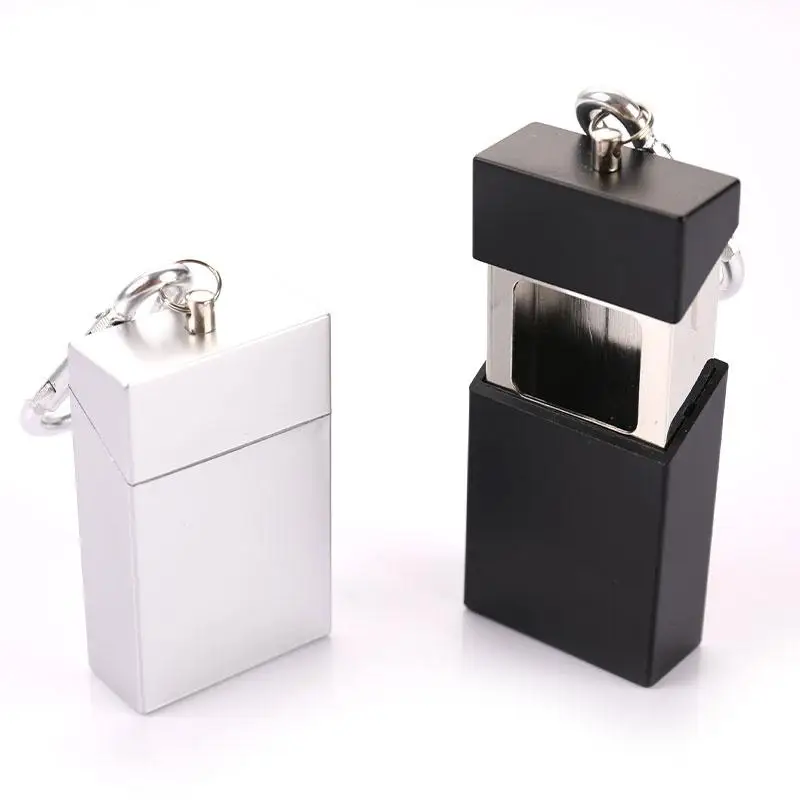 Cendrier créatif portable de poche, mini cendrier pour fumeurs et boîte de rangement personnalisée