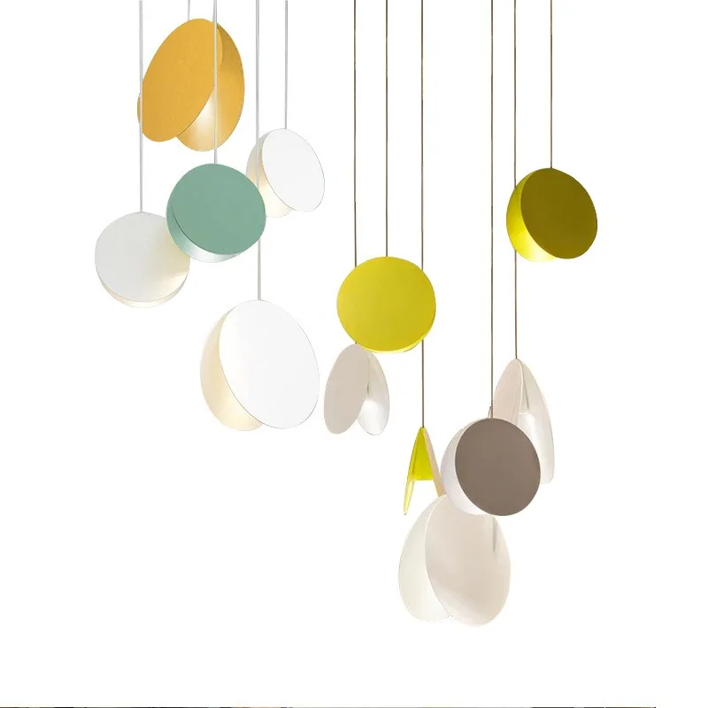 Denmark Designer Colorful Colorful Pendant Lights Bedroom Living Room Kitchen Entrance Stairs Lamps Creativity Glass Chandelier