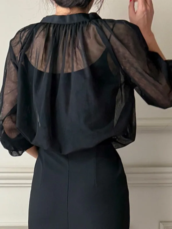 Top Sem Mangas Retro Dobrável para o Verão F com Proteção UV Estilo Translucido com Zíper Moda Versátil