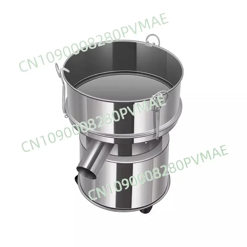 Electric Stainless Steel Vibrating Screen Machine Food/Wood Flour Powder Sieve Household Small