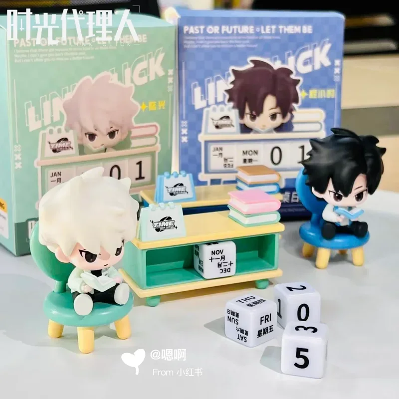 In Stock Genuine Link Click Anime Figure Desk Calendar Lucas Charles Kawaii Figure Model Decoration Collection New year Gift Toy