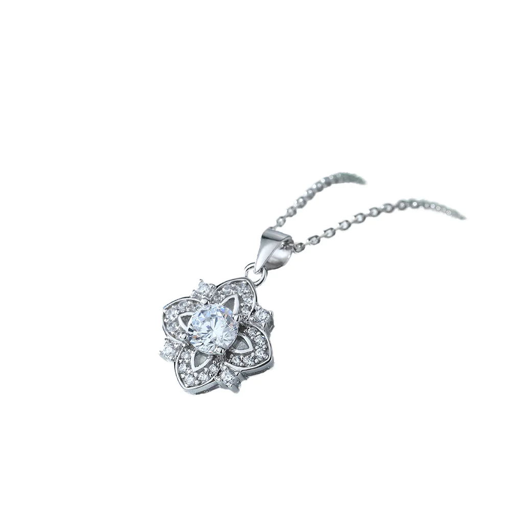 

Солнцезащитная звезда, оптовая продажа, ожерелье из стерлингового серебра 925 пробы для женщин, модные золотые цепочки, персонализированный цирконовый камень блестящей огранки