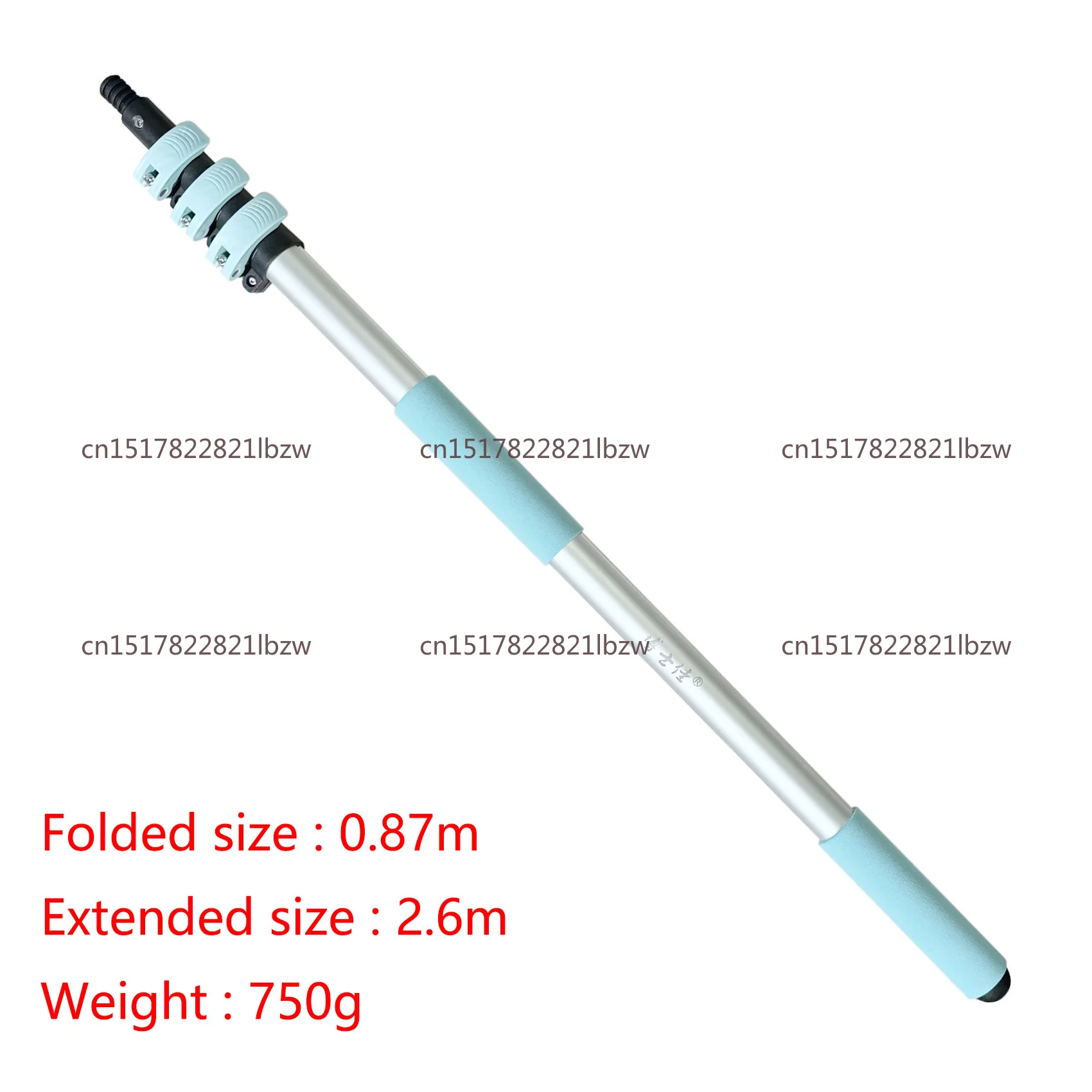 Multi-purpose telescopic handheld pole telescopic window cleaning pole telescopic extendable paint roller handle
