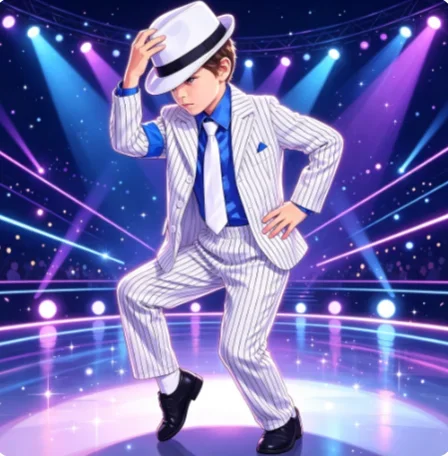 Trajes de Cosplay de Bailarín de Michael Jackson 2026 para Actuaciones Escénicas, Conjuntos de Disfraces Smooth Criminal MJ para Halloween