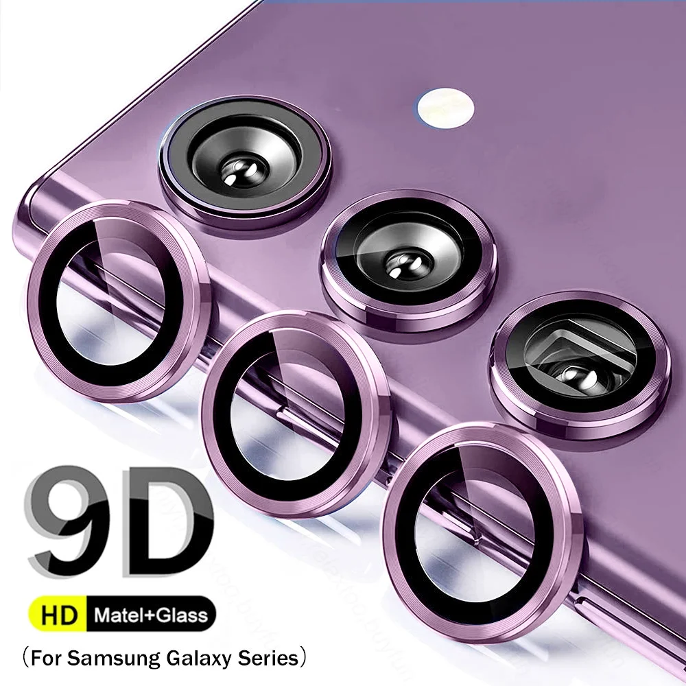 9D Curved Camera Protective Glass Samung A54 5G Case Matel Ring Lens Cover For Samsung Galaxy A14 A24 A34 A54 A 14 24 34 54 2023