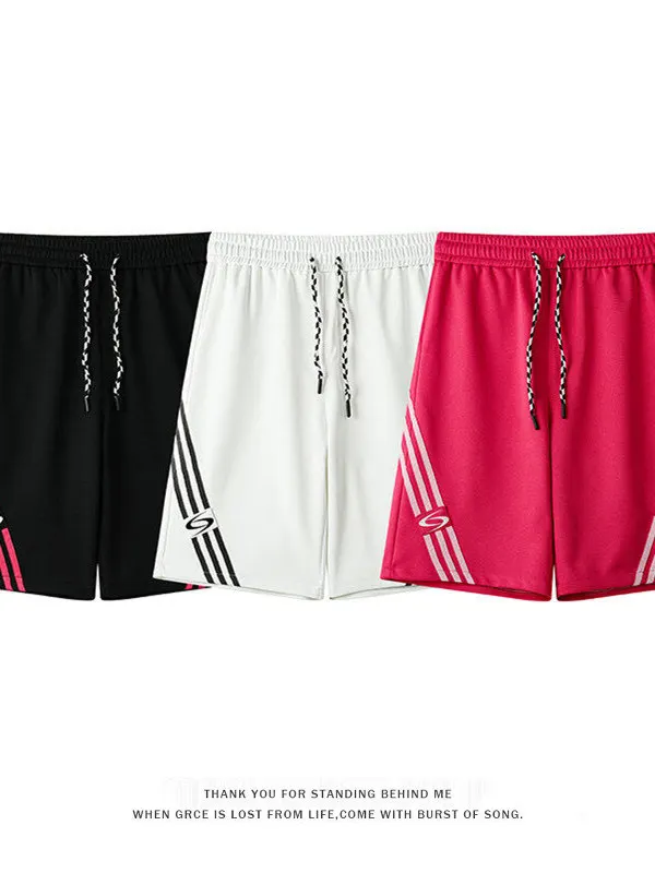 

Мужские летние модные спортивные брюки Cleanfit: прямые, свободные, повседневные, молодежные, с пэчворком, из полиэстера