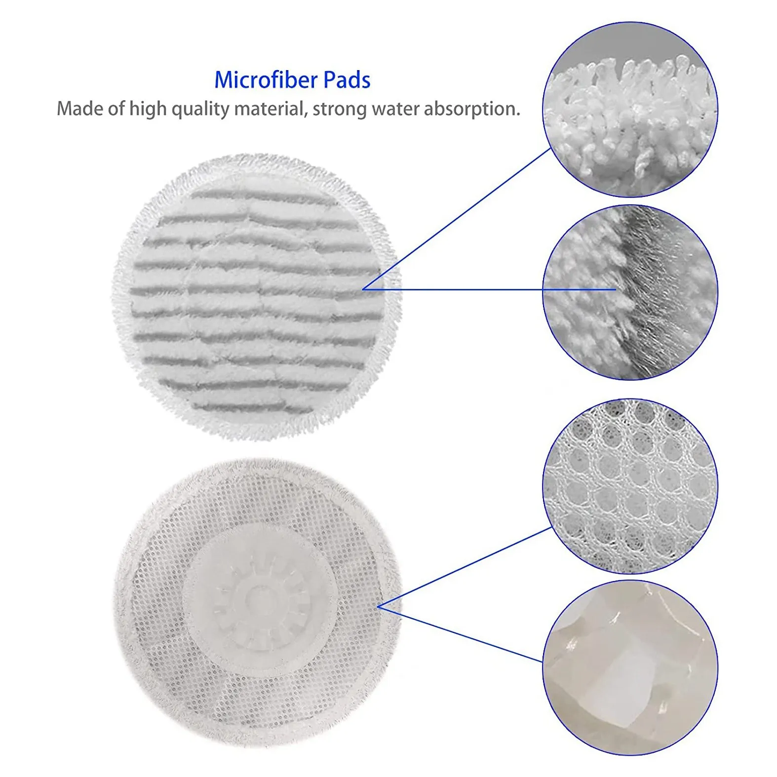 스팀 및 스크럽 올인원 스크러빙 걸레, 상어 S7000 S7001 T2 T21 U6002 교체용 걸레 패드, 2 개
