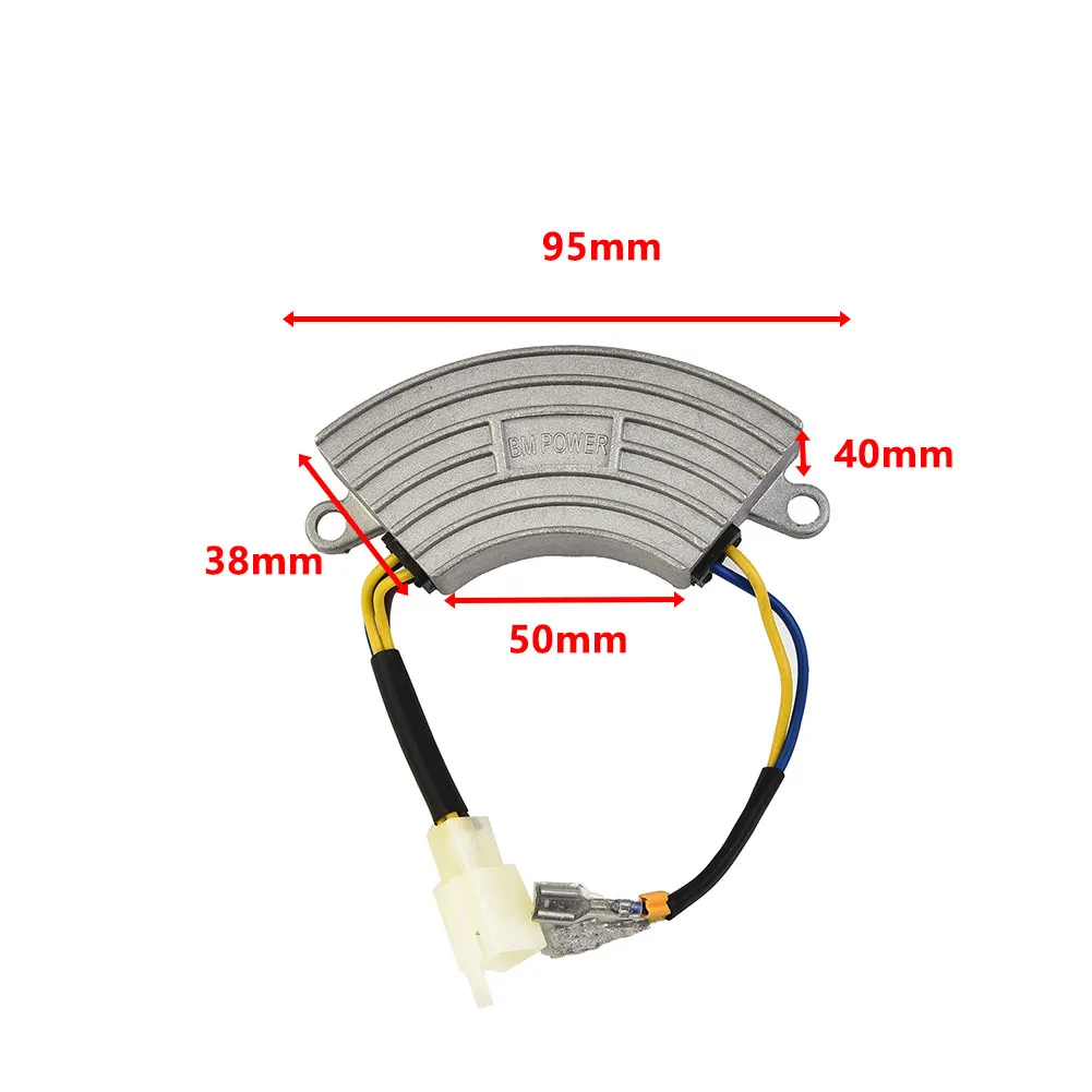 3500 Watt Generator AVR Automatic Voltage Regulator Rectifier 3.5KW AVR Aluminum Bottom Cover 40mm 68FB 170F 5.5HP 6.5HP 7HP