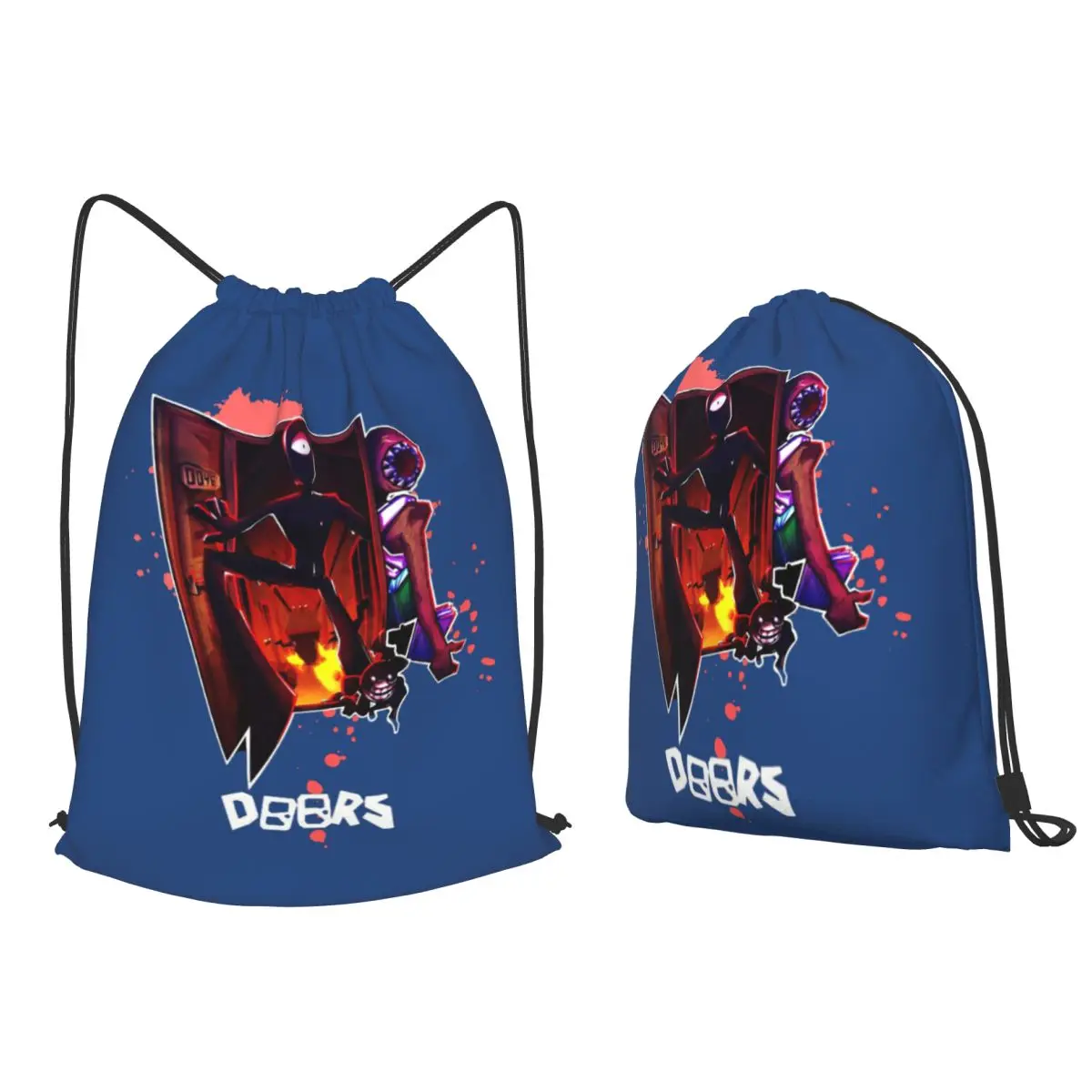 Door, Team Premium Backpacks Portable Drawstring Bags Sports Bag Book Bags for Man Woman School