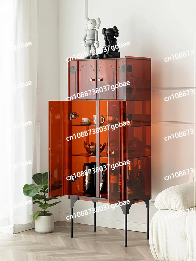 ZC dining side cabinet modern simple wall high cabinet living room storage storage side cabinet