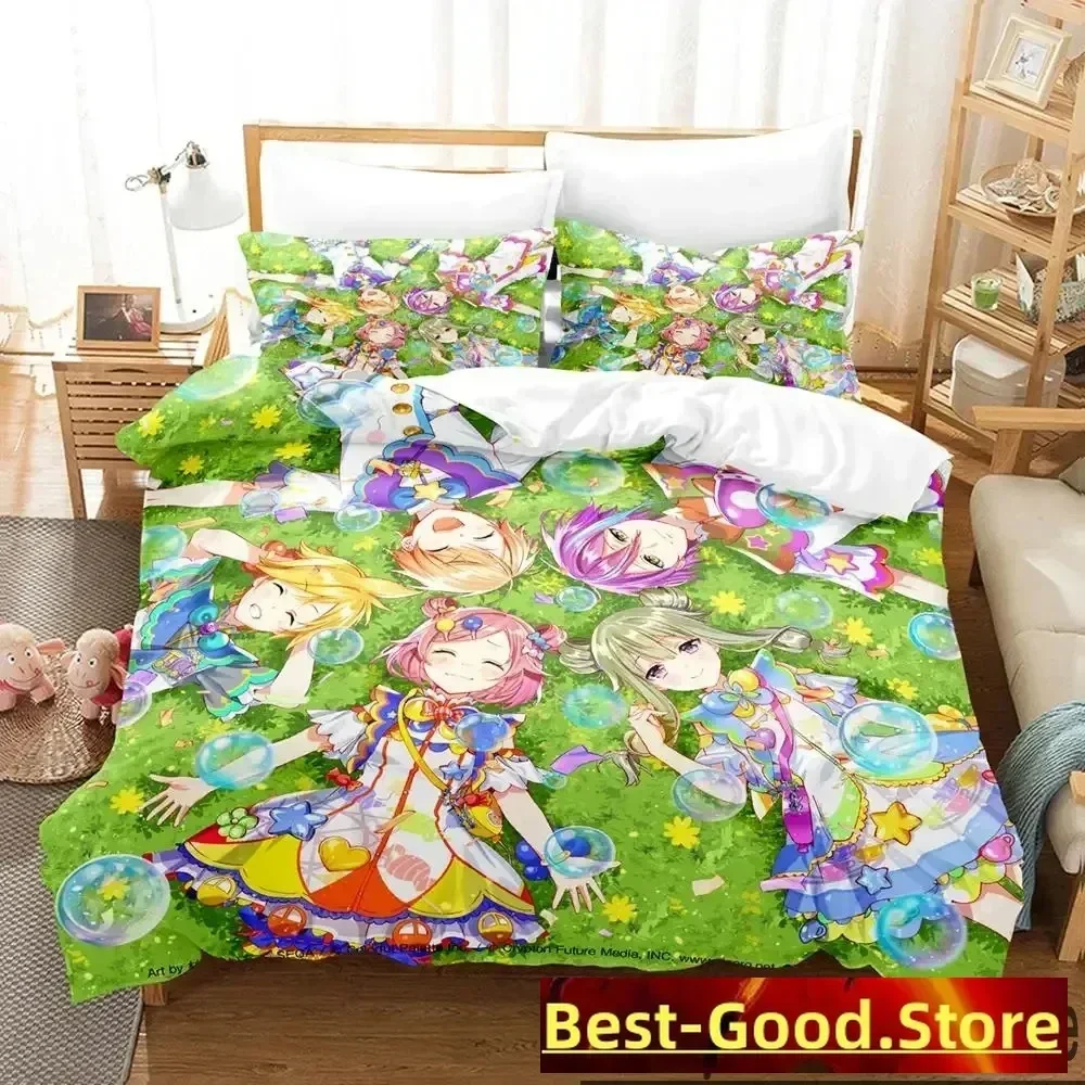 

3D Print Wonderlands Showtime Anime Bedding Set Printed Bed Set With Pillowcase Duvet Cover Soft Queen King Size Bedclothes Home