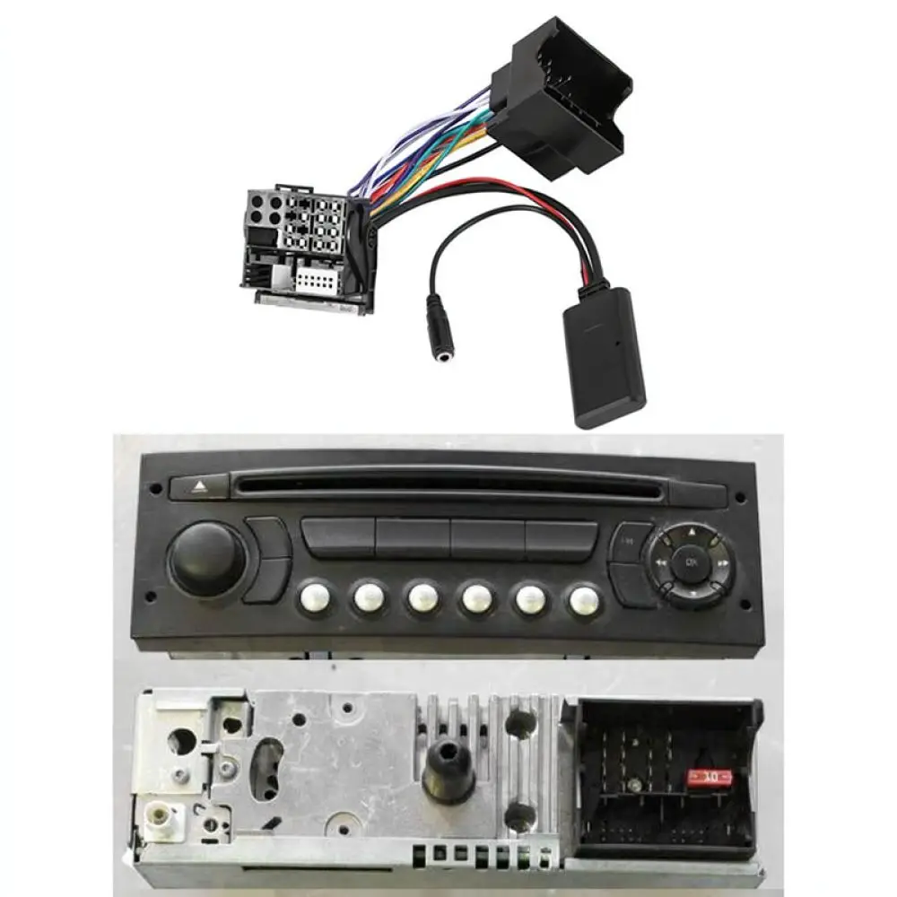 Bluetooth Wireless Music Receiver For Peugeot 307 408 508 Citroen C2 C5 Rd4 Rd45 Aux Input Car Audio Adapter Device