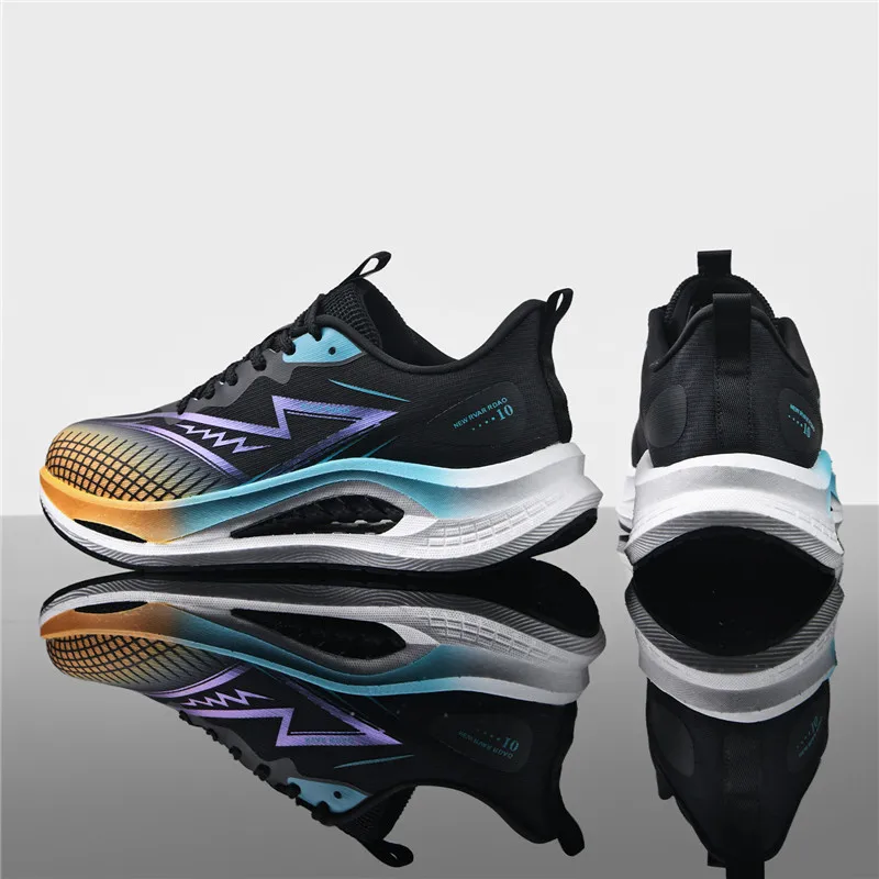 Men's Sports Shoes Carbon Plate Running Shoes Male Marathon Sneakers Racing Shock-absorbing Athletics Training Shoes for Women