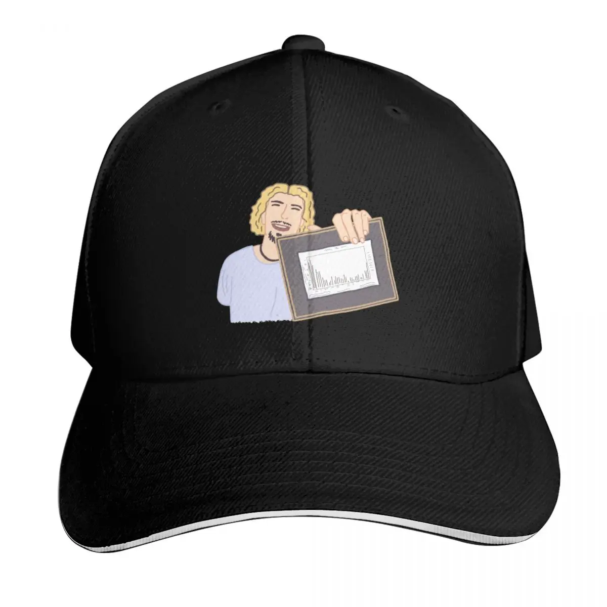 Look at this graph Baseball Cap Six Panel Structured Crown Sun Protection UPF 50+ Breathable Mesh Back