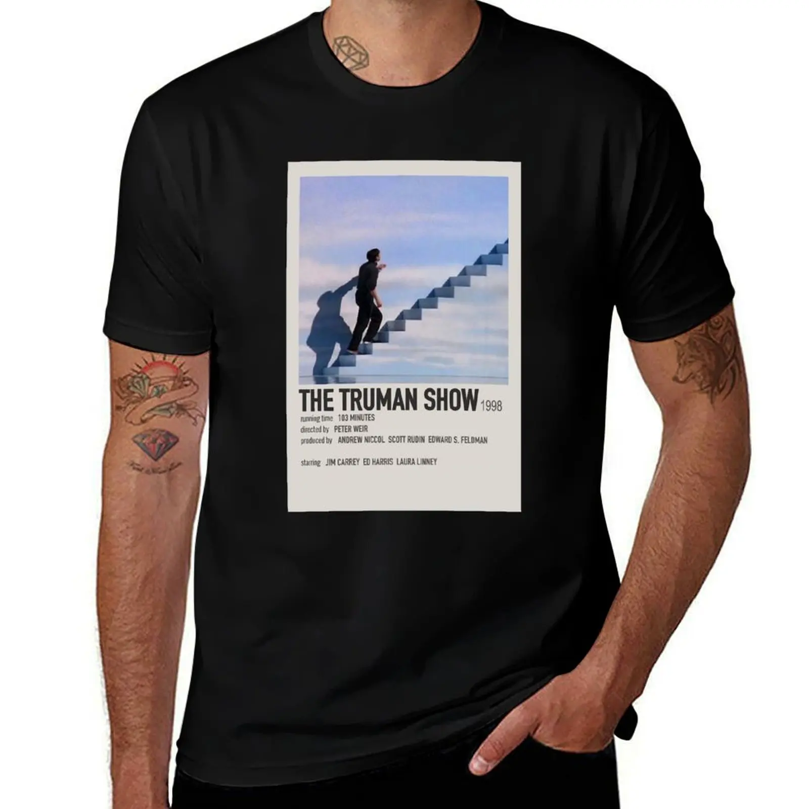 Футболка с коротким рукавом The Truman Show Movie T-Shirt Festival