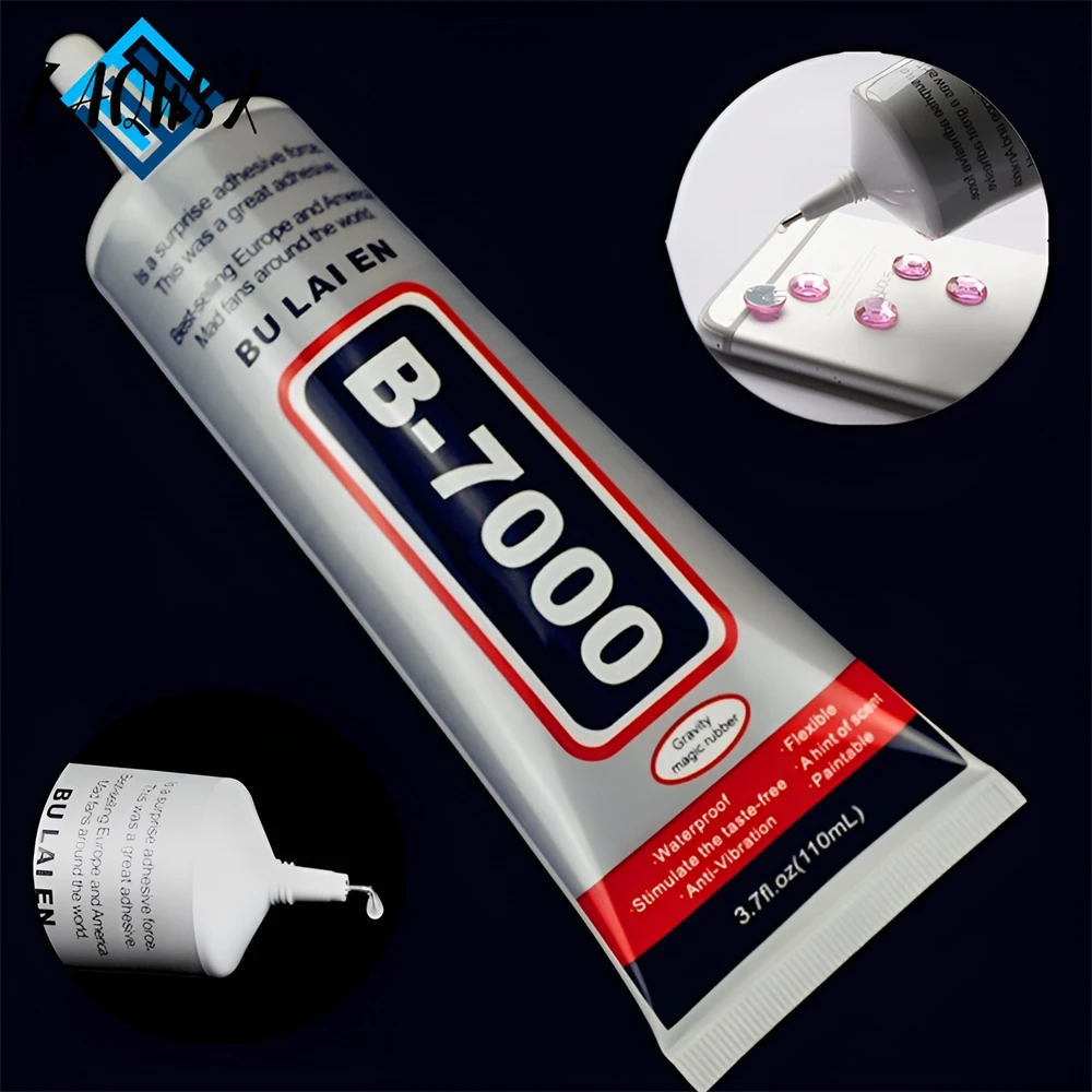 B7000 50ml Multipurpose Industrial Adhesive DIY Rhinestone Jewelry Crafts Phone Case Repair Touch Screen Glass Liquid Super Glue