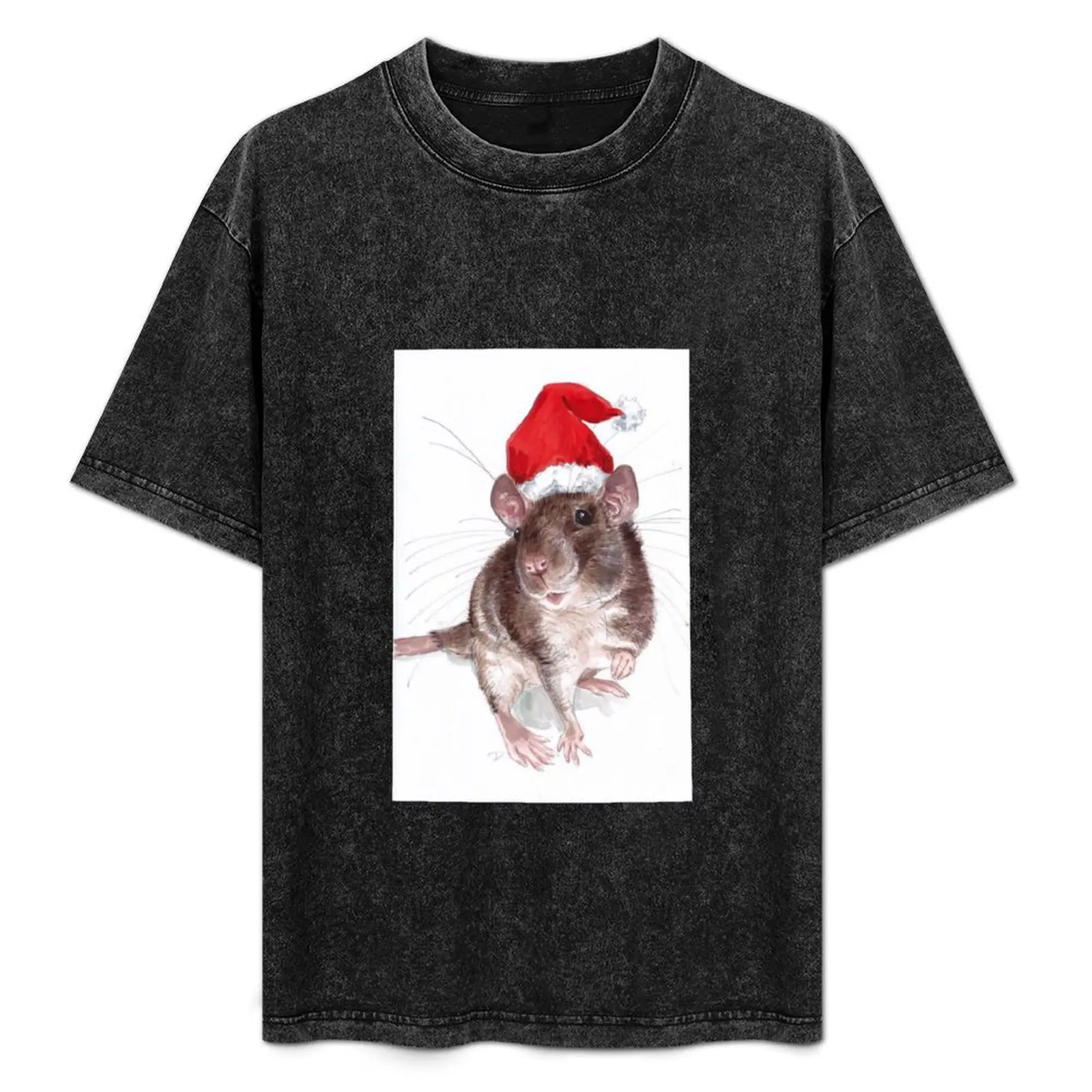 

Christmas Rattie T-Shirt Regular Fit Plain Tee Shirt