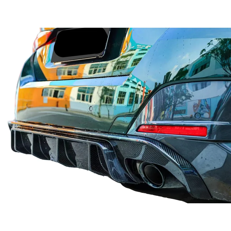 

Высококачественный задний диффузор из сухого углеродного волокна в стиле Т для BMW 4 серии 21-23 года, комплект кузова G26