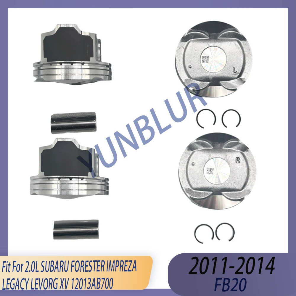 

Детали двигателя STD Комплект поршней и колец подходит для 2,0 л Gas FB20 FB20A FB20B для SUBARU FORESTER IMPREZA LEGACY LEVORG XV 12013AB700