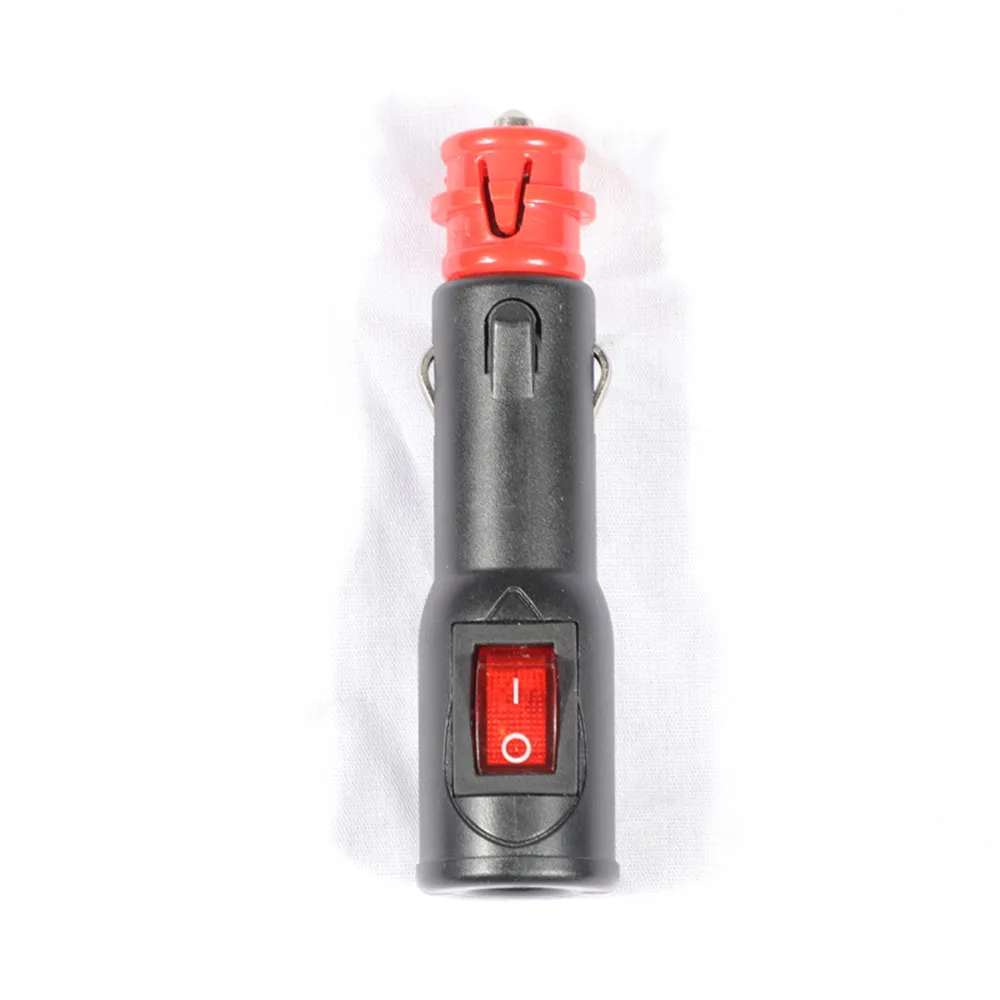 

Removable Head Car Cigarette Lighter Socket Adapter With Switch 8A Fuse Standard Size 12V Auto Power Plug