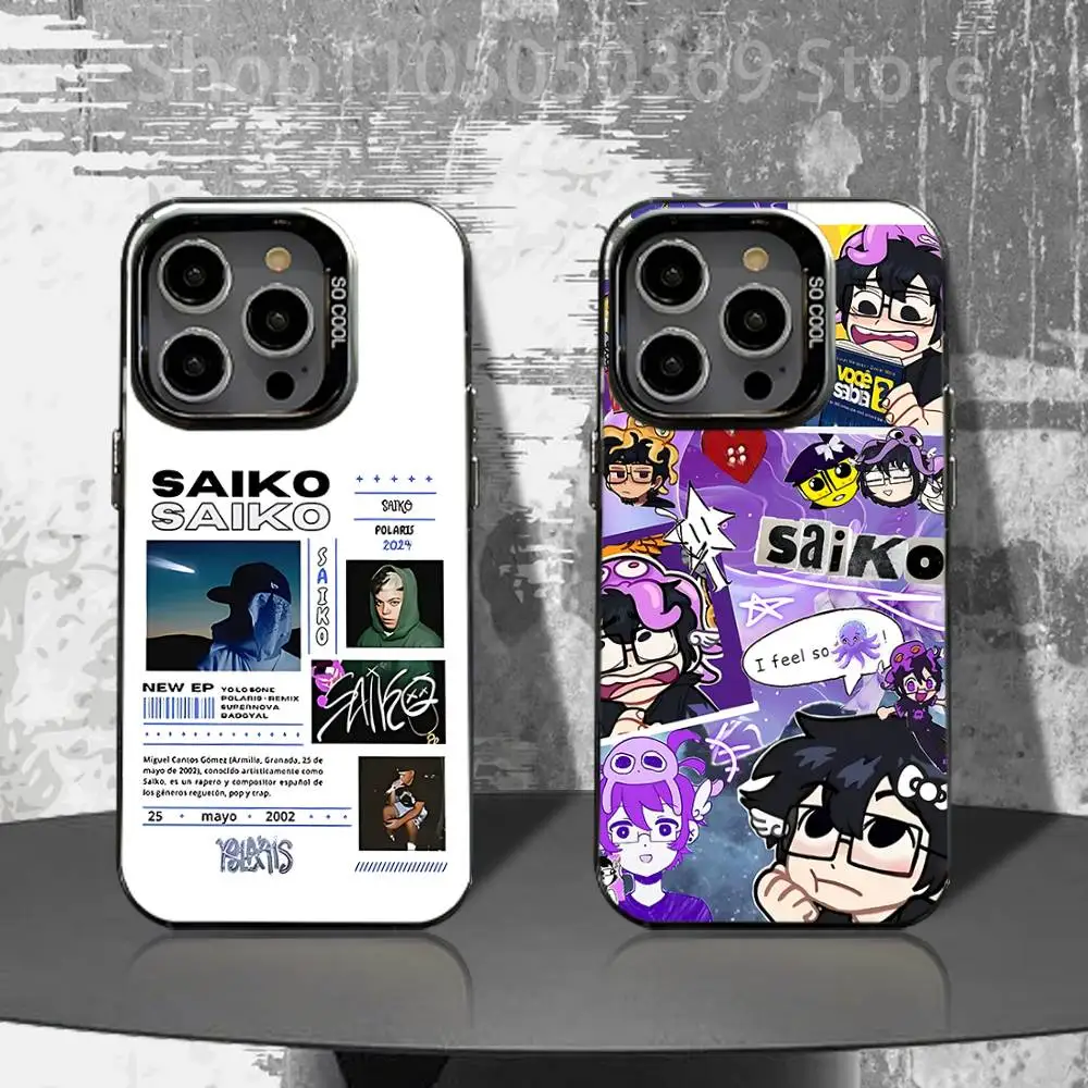 

Rapper Saiko Polaris Phone Case For iPhone 16,15,14,13,12,11,Pro,XS,Max,Plus,Mini,SE4,E Black Matte Shockproof Cover